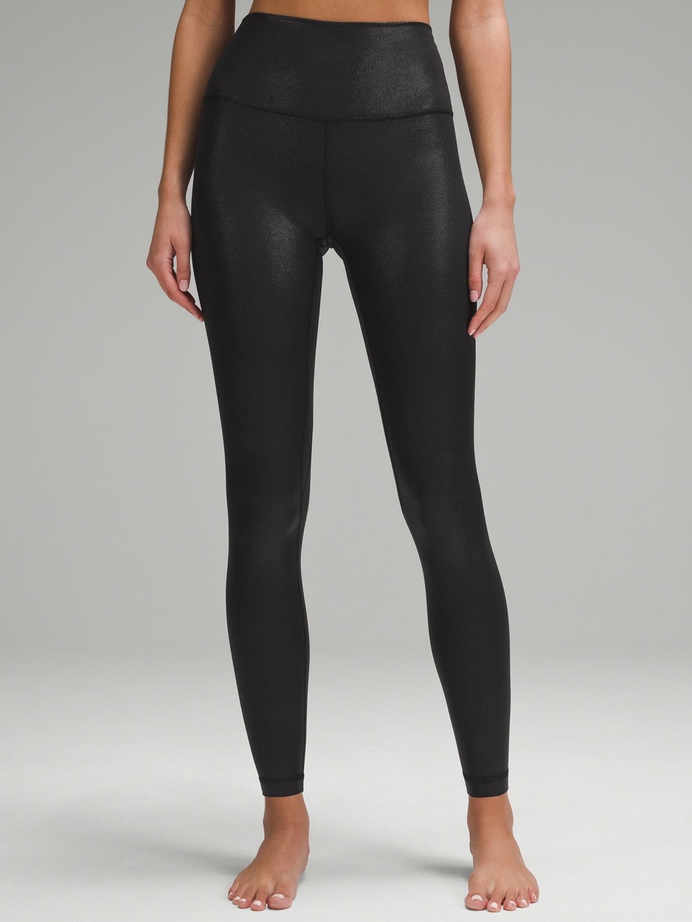 lululemon Wonder-Train Leggings 21 inch inseam Radiate Foil Print Black